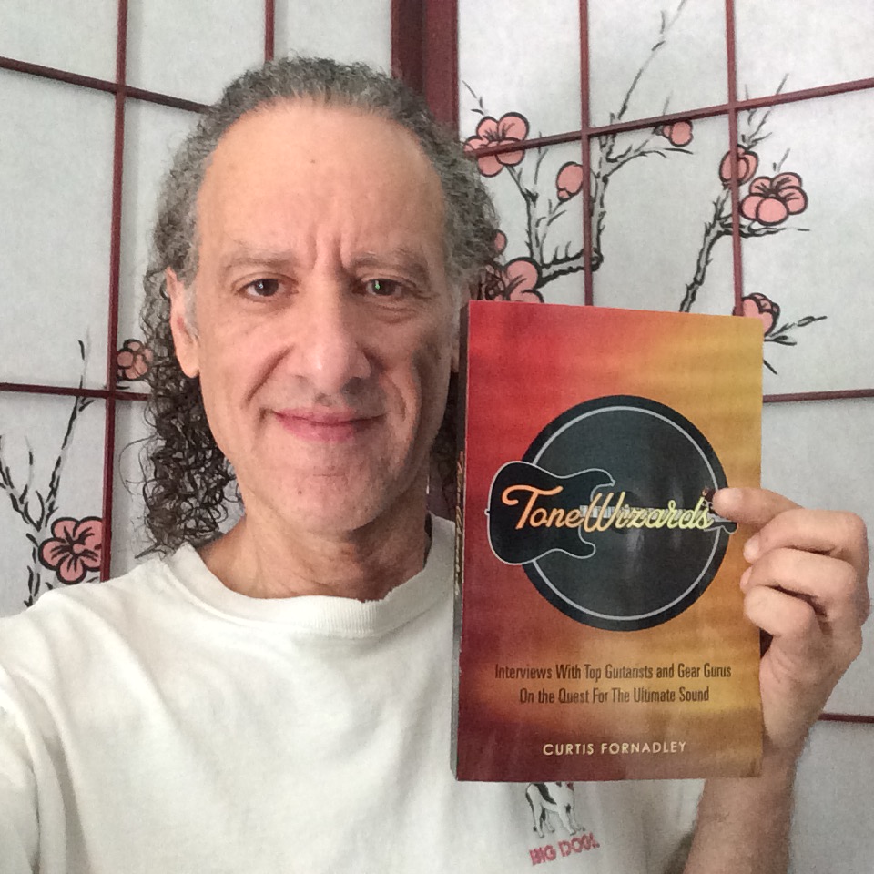 Scott Henderson with his copy of Tone Wizards